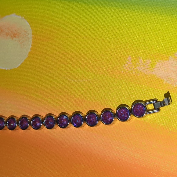 Ice bracelet purple iridescent color - Picture 2 of 5
